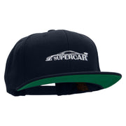 Supercar Embroidered Wool Blend Prostyle Snapback - Navy OSFM