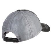 Biohazard Drip Embroidered Low Profile Special Cotton Mesh Cap - Black OSFM