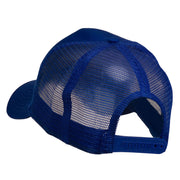 Truck Embroidered Mesh Back Twill Snapback Cap