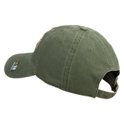 U.S. Army 81st Armored Brigade Combat Team Embroidered Washed Solid Pigment Dyed Cotton Twill Brass Buckle Cap - Olive OSFM