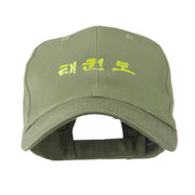 Tae Kwon Do in Korean Embroidered Cap