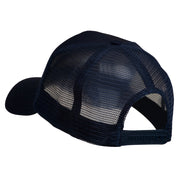 Truck Embroidered Mesh Back Twill Snapback Cap