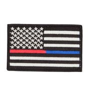 Thin Line American Flag Embroidered Patch