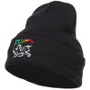 Rasta Lion Flag Embroidered Long Beanie