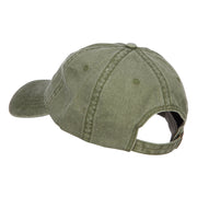 Love with Tennis Ball Embroidered Washed Cotton Cap