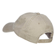 Love with Tennis Ball Embroidered Washed Cotton Cap