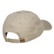 Love with Tennis Ball Embroidered Washed Cotton Cap