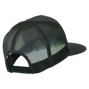 5 Panel Mesh Trucker Snapback Cap