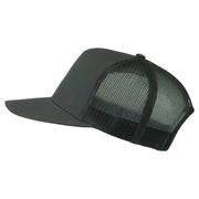 5 Panel Mesh Trucker Snapback Cap