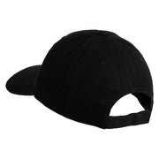 Neon City Skyline Embroidered 6 Panel Washed Low Profile Dad Hat - Black OSFM