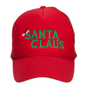 Christmas Santa Claus Embroidered Foam Cap