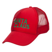 Christmas Santa Claus Embroidered Foam Cap