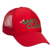 Christmas Santa Claus Embroidered Foam Cap