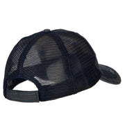 Captain Embroidered Low Profile Mesh Cap