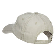 Texas State Map Embroidered Washed Cap