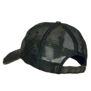 Captain Embroidered Low Profile Mesh Cap