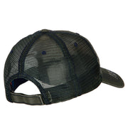 Captain Embroidered Low Profile Mesh Cap