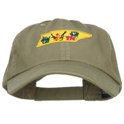 USA State Tennessee Patched Low Profile Cap