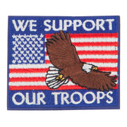 USA Support Troops Flag Patches