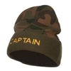 Captain Embroidered Camo Long Beanie