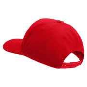 Licensed U.S Paratrooper Veteran Embroidered Solid Cotton Twill Pro Style Cap - Red OSFM