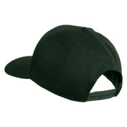Loading Bar Embroidered Solid Cotton Twill Pro Style Cap - Dark Green OSFM