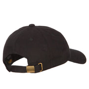 Tongue Out Emoji Patched Unstructured Washed Cap