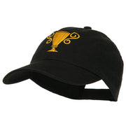 Trophy Cup Embroidered Low Profile Washed Cap