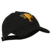 Trophy Cup Embroidered Low Profile Washed Cap