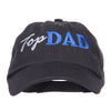 Top Dad Letters Embroidered Low Profile Cap