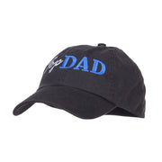 Top Dad Letters Embroidered Low Profile Cap