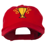 Trophy Cup Embroidered Low Profile Washed Cap