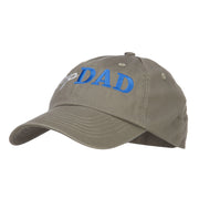 Top Dad Letters Embroidered Low Profile Cap