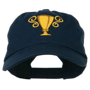 Trophy Cup Embroidered Low Profile Washed Cap