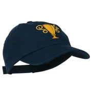 Trophy Cup Embroidered Low Profile Washed Cap