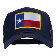 Texas State Flag Patched Mesh Cap