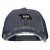 Papa Bear Embroidered Low Profile Cotton Mesh Cap