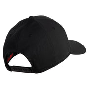 Steampunk Octopus Embroidered 6 Panel Low Profile Structured Baseball Cap - Black OSFM