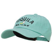 Tequila Made Me Do It Embroidered Unstructured Cap