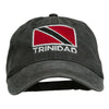 Trinidad Flag Embroidered Washed Cotton Cap