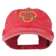 Symbol for Trinity Embroidered Washed Cap