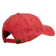 Trinidad Flag Embroidered Washed Cotton Cap