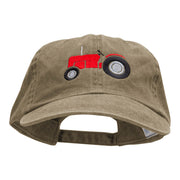 Tractor Embroidered Pigment Dyed Wash Caps