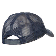 Not Retired Promoted Grandpa Embroidered Low Cotton Mesh Cap