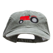 Tractor Embroidered Pigment Dyed Wash Caps