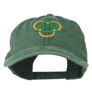 Symbol for Trinity Embroidered Washed Cap