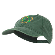 Symbol for Trinity Embroidered Washed Cap