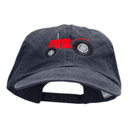 Tractor Embroidered Pigment Dyed Wash Caps