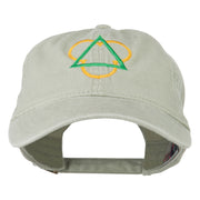 Symbol for Trinity Embroidered Washed Cap