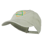 Symbol for Trinity Embroidered Washed Cap